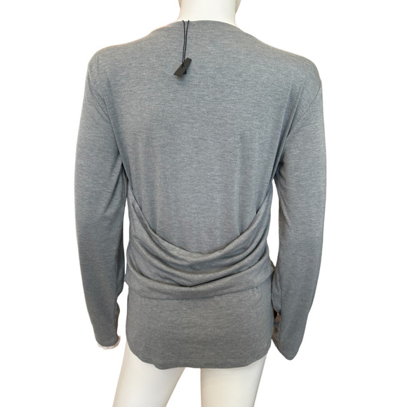 New VERO MODA ~ Nelly Ruched Knit Top Size S ~ FALL Viscose blend - Picture 6 of 9